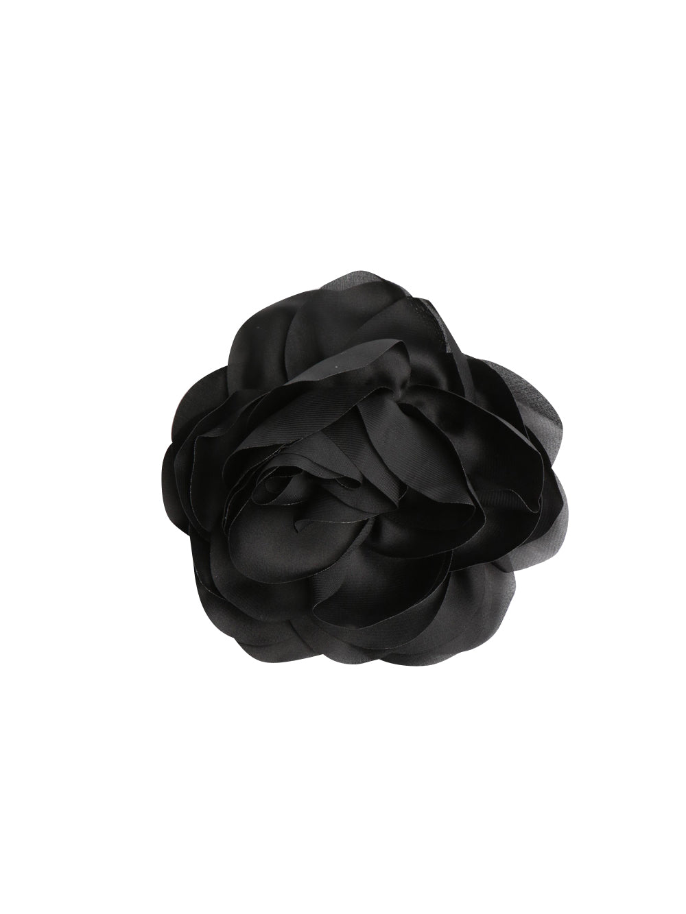 Black Flower Brooch