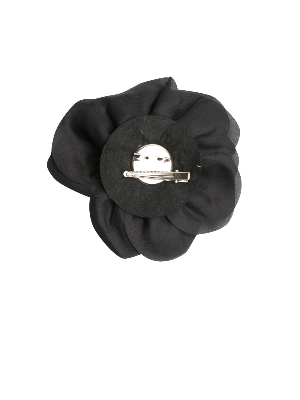 Black Flower Brooch