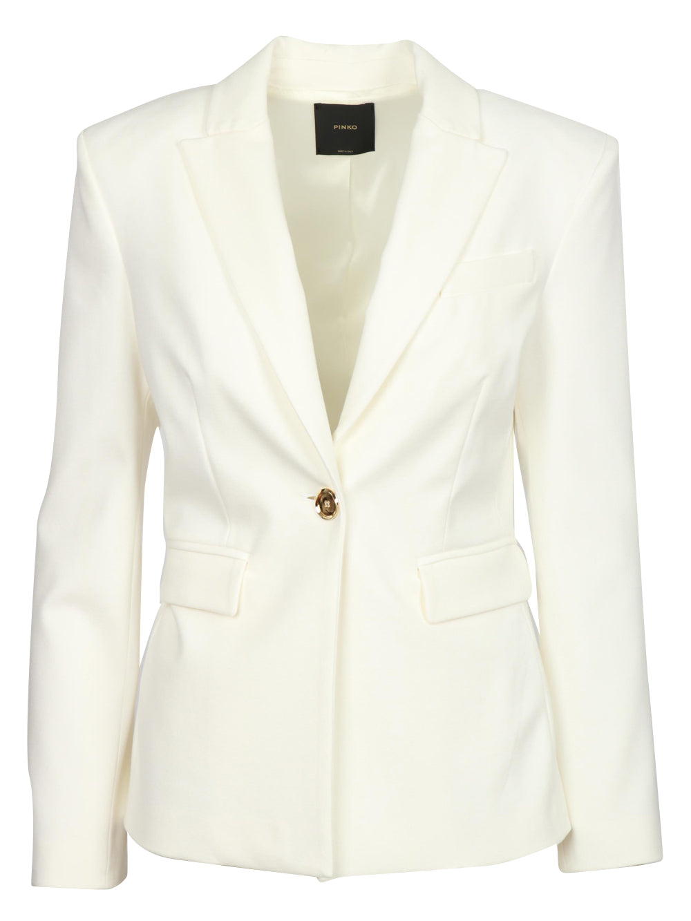 Gianburrasca White Single-Breasted Jacket