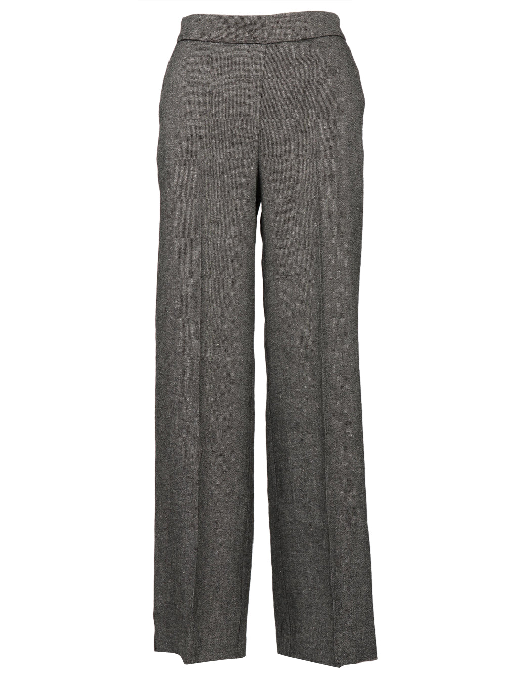 Pantaloni Pueblo in Misto Lana Grigi con Lurex