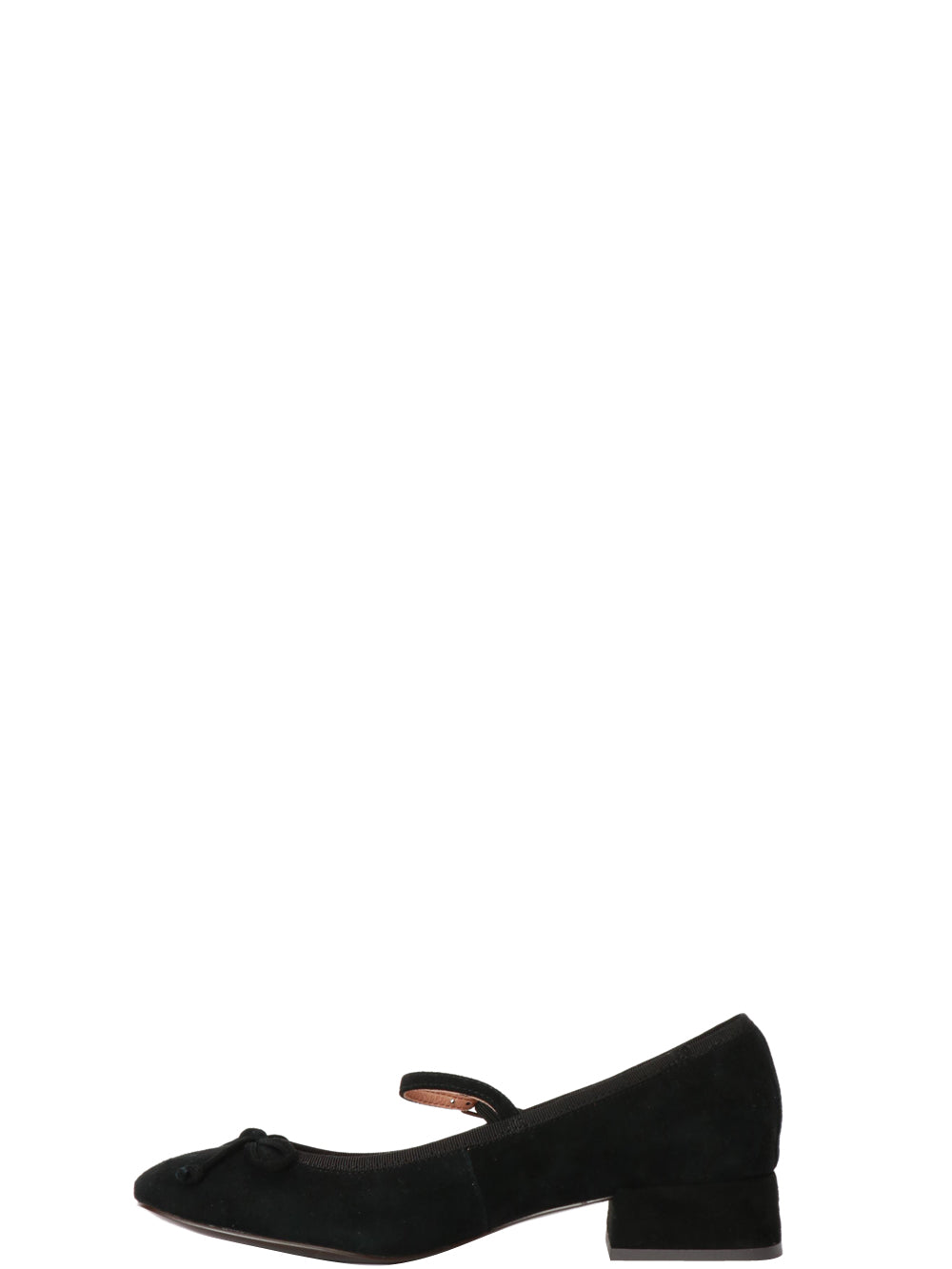 BIBI LOU Scarpe Ballerina Suzy in Pelle Scamosciata Nere Nero