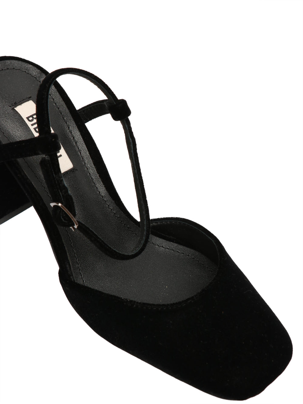 BIBI LOU Scarpe Décolleté Emily Slingback in Velluto Nere Nero