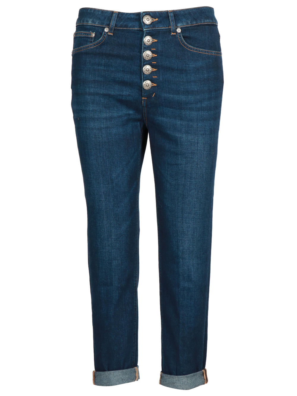 DONDUP Jeans Koons in Denim Blu con Bottoni Denim scuro