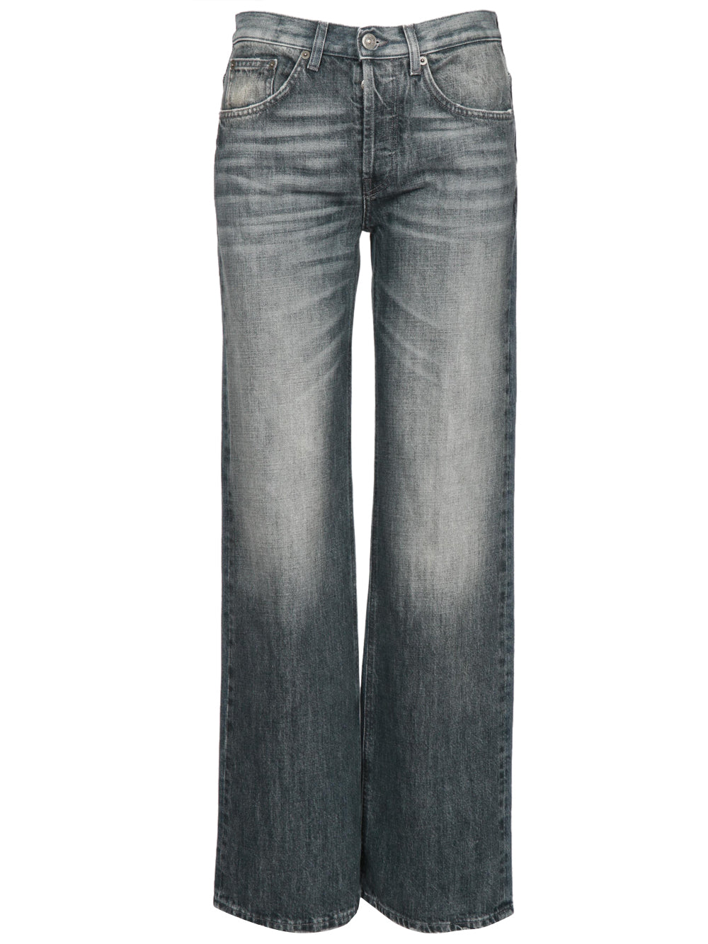 DONDUP Jeans Jacklyn Palazzo in Denim Grigi Denim Grigio