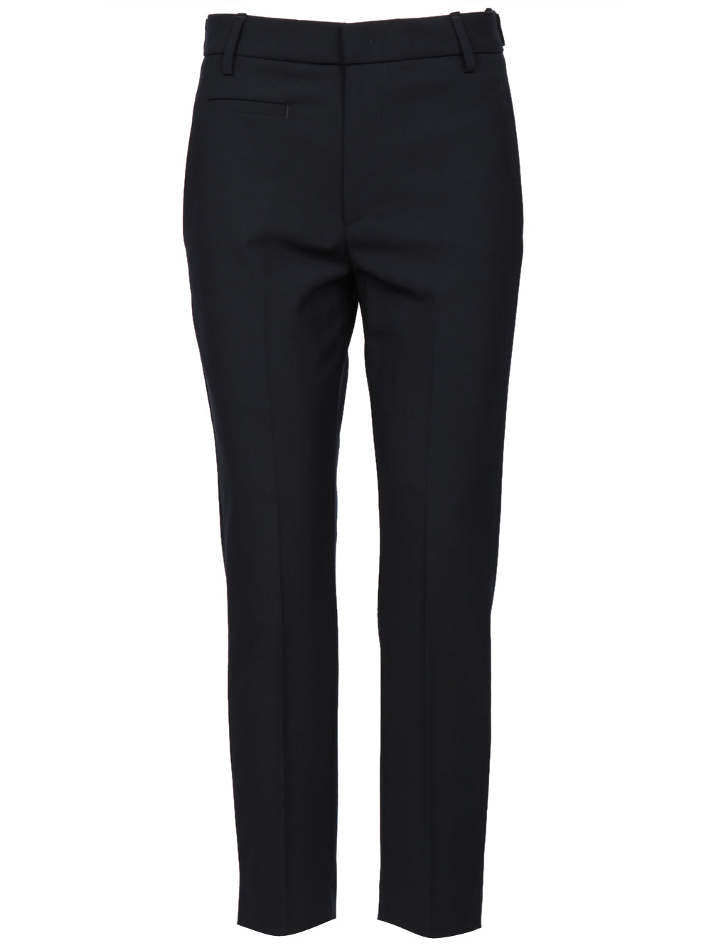 Ariel 27 Inches Pants in Cool Wool Midnight Blue