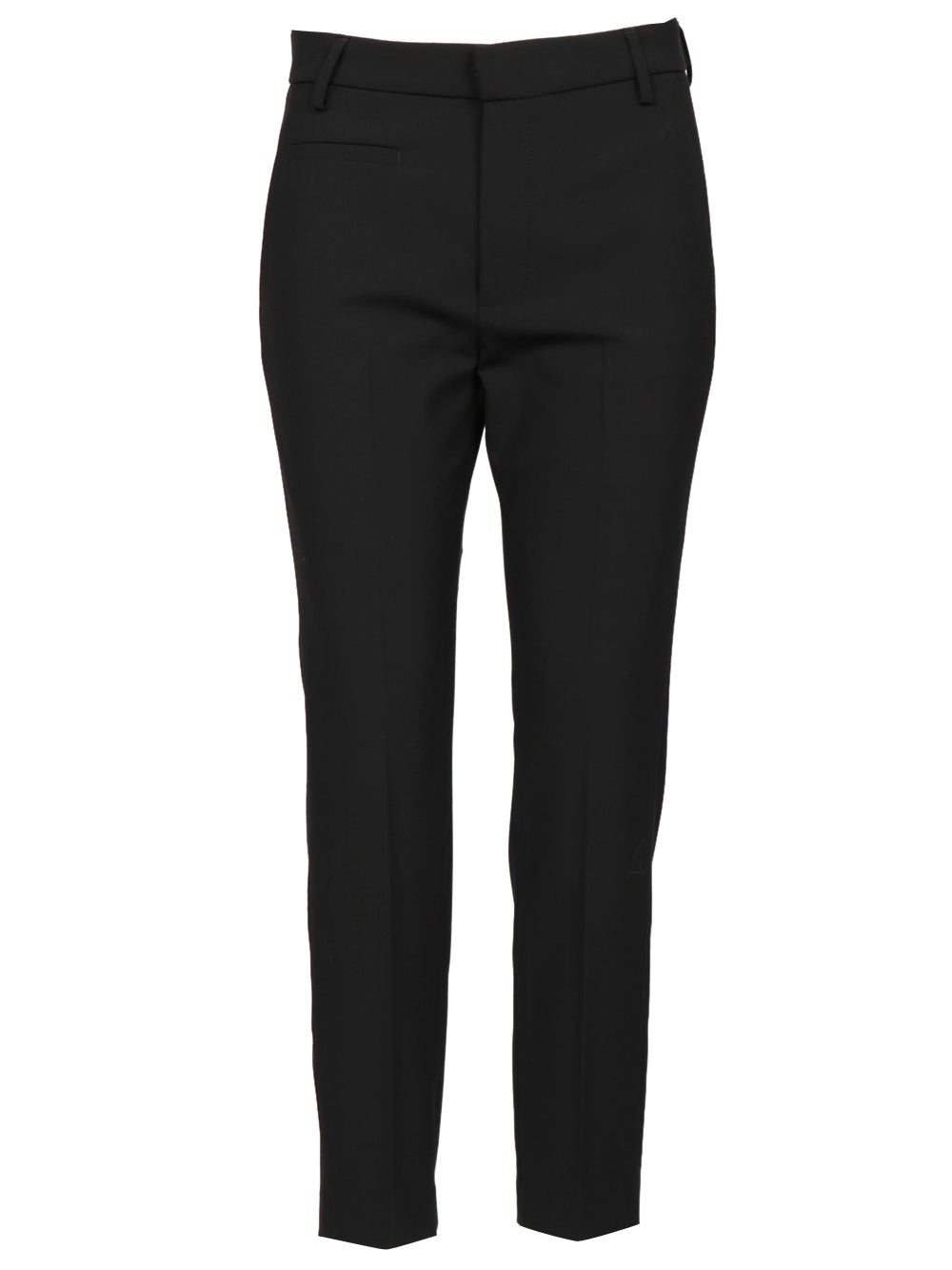 Ariel 27 Inches Cool Wool Pants Black