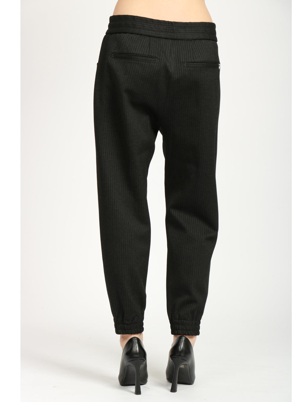 Pantaloni Sunny Jogger Gessati Grigi