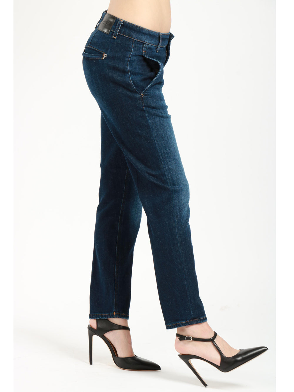 DONDUP Jeans Willa in Denim Blu con Tasche America Denim scuro