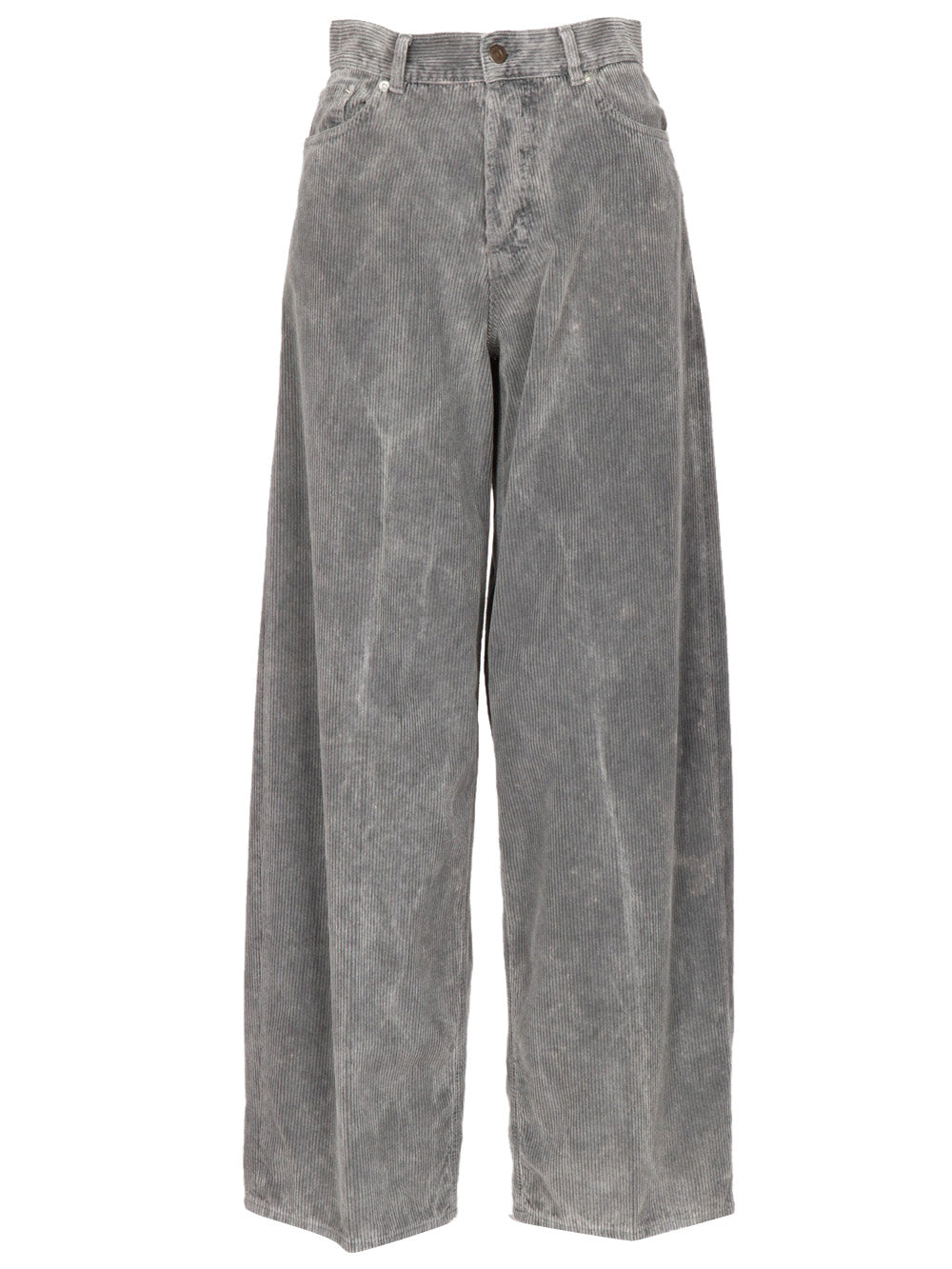 HAIKURE Pantaloni Bethany in Velluto Rocciatore Grigi Grigio