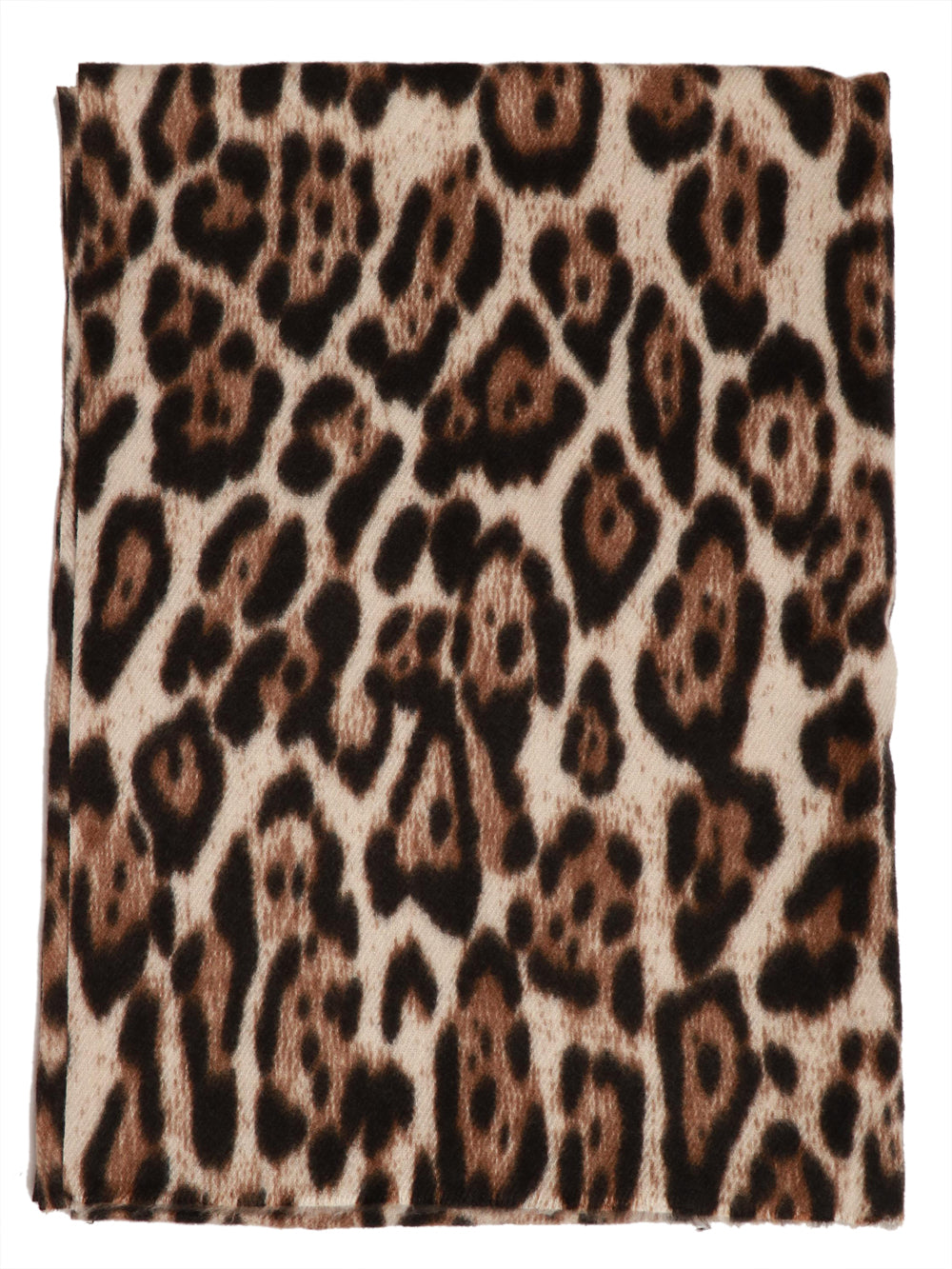 Jamilla Sciarpa Animalier Beige e Marrone Maculato