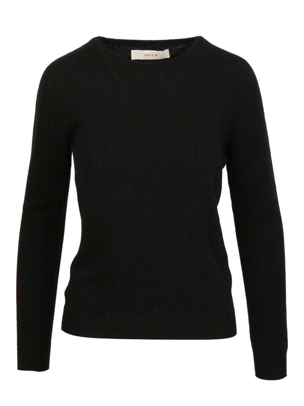 JUCCA Maglia Girocollo in Cashmere Nera Nero