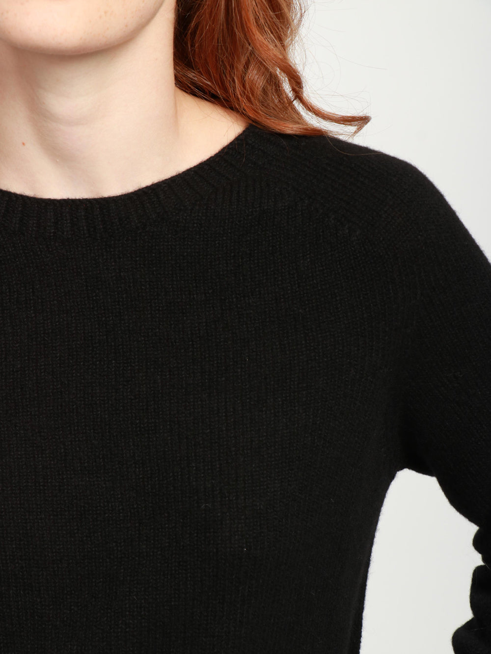 S MAXMARA Maglia Georg Gircollo in Lana e Cashmere Nera Nero