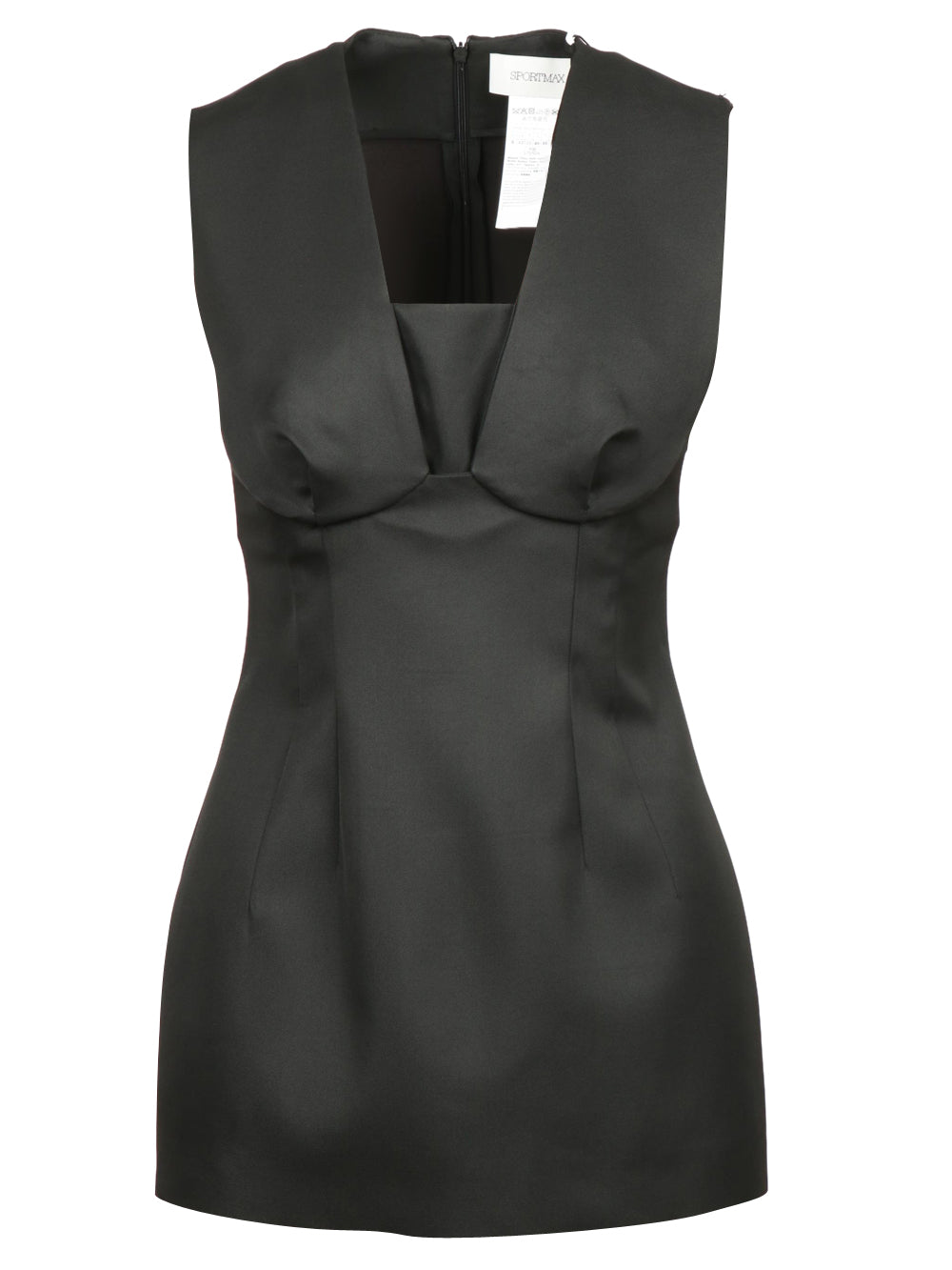 SPORTMAX Top Ghisa Corpetto Nero Nero