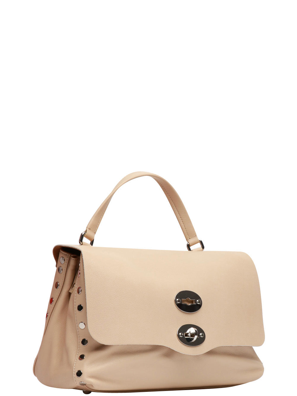 ZANELLATO Borsa a Mano Postina Piuma Small in Pelle Beige Beige