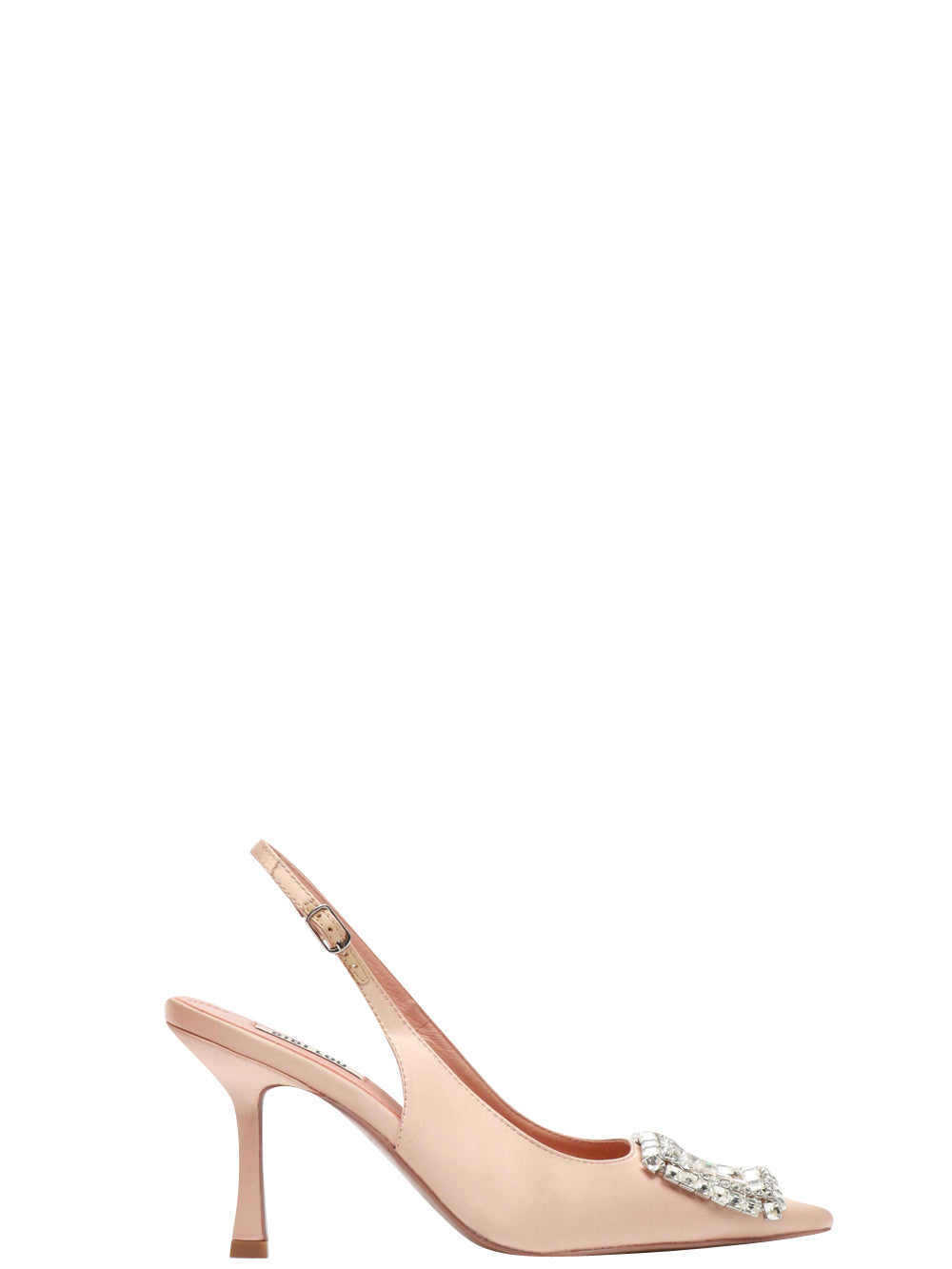 BIBI LOU Scarpe Décolleté Elisabetta Slingback in Raso Cipria Nude