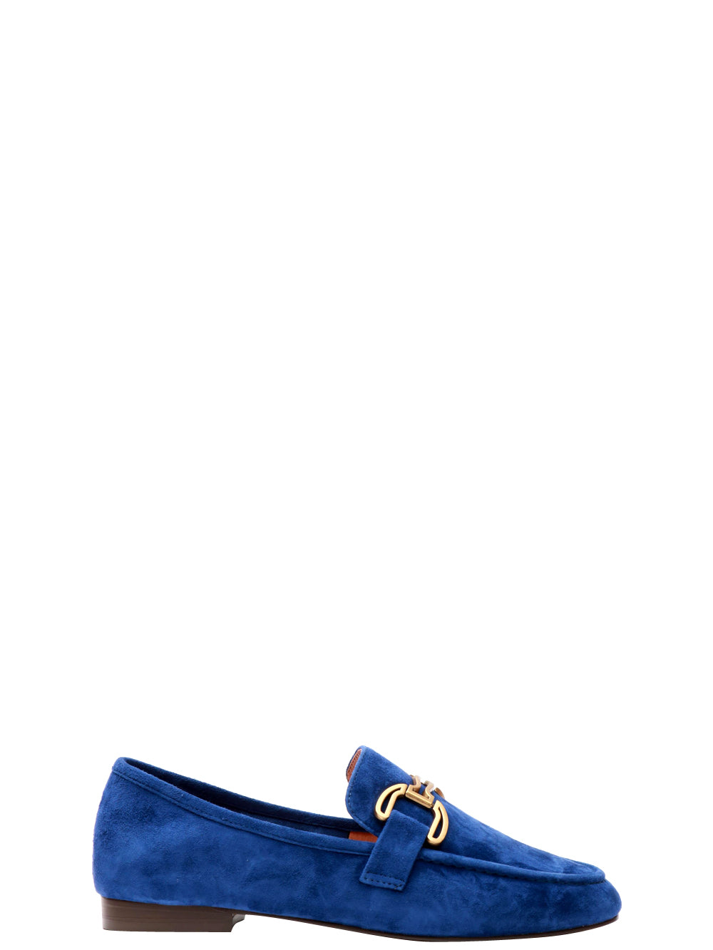 BIBI LOU Scarpe Mocassini Zagreb in Suede Blu con Fibbia Blu