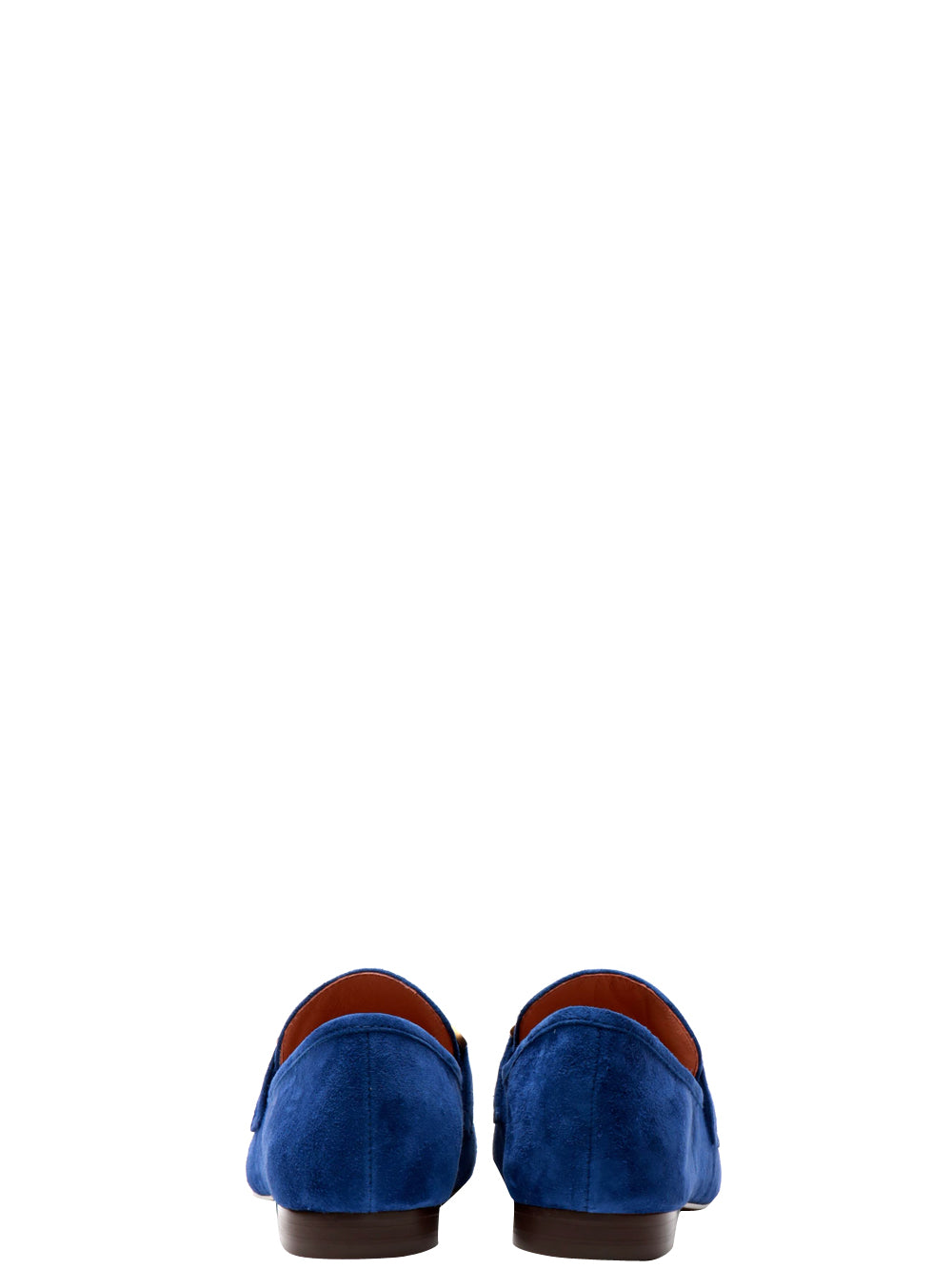 BIBI LOU Scarpe Mocassini Zagreb in Suede Blu con Fibbia Blu