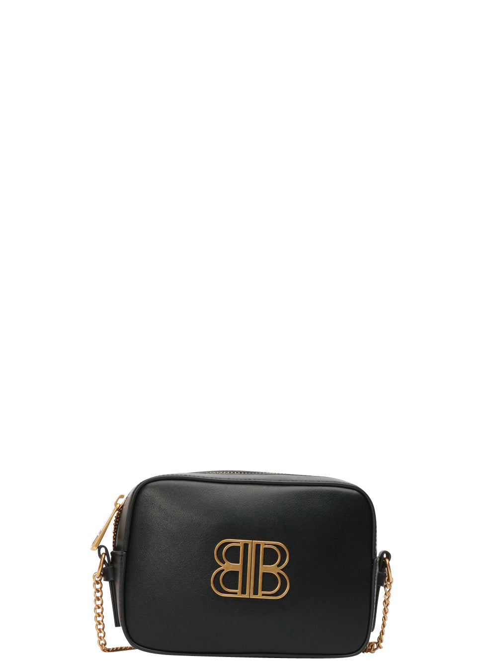 BIBI LOU Borsa Tracolla Lens Nera con Logo Nero