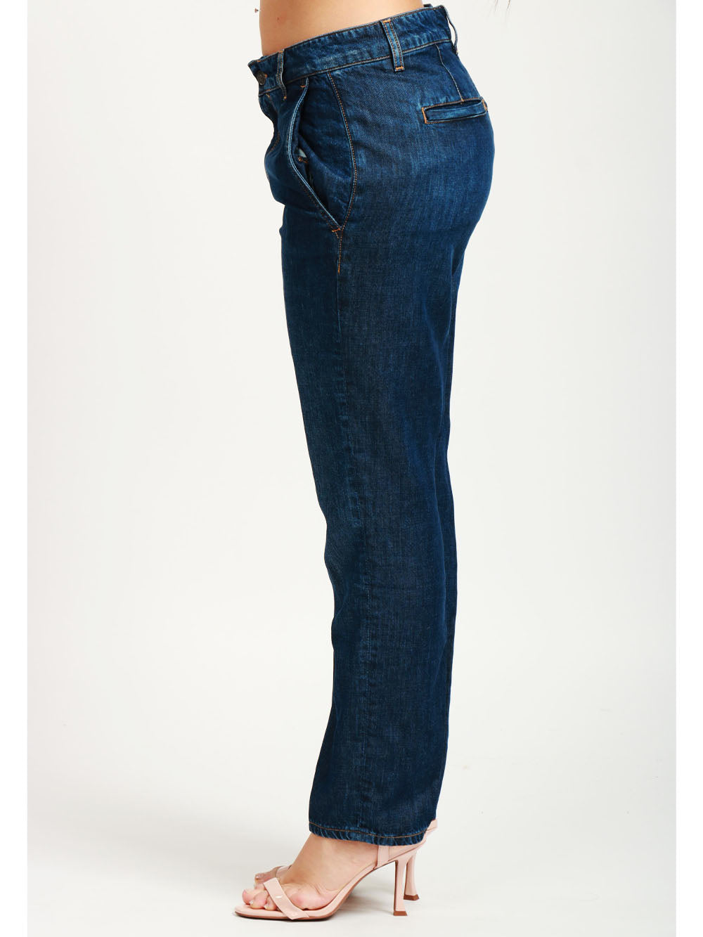 DONDUP Jeans Willa in Denim Lyocell Blu Denim