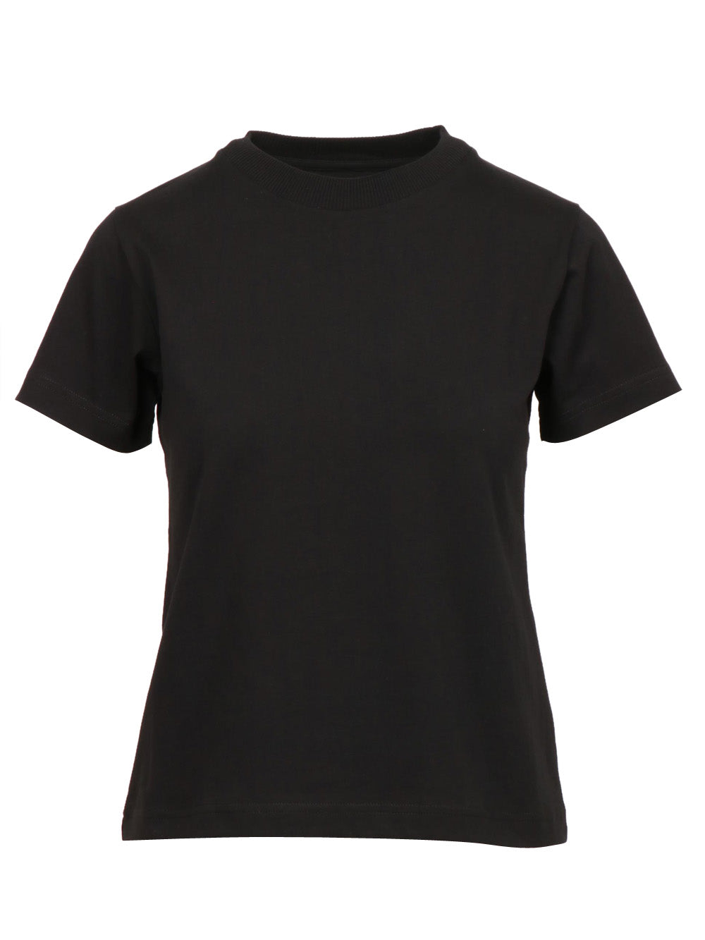 HAIKURE T-Shirt Coco Girocollo in Cotone Nera Nero