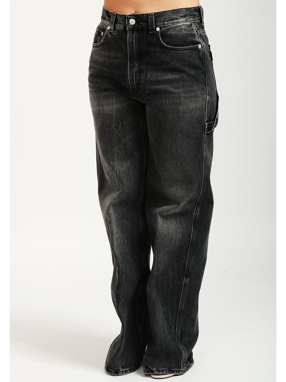 HAIKURE Jeans Winona in Denim di Cotone Neri Nero