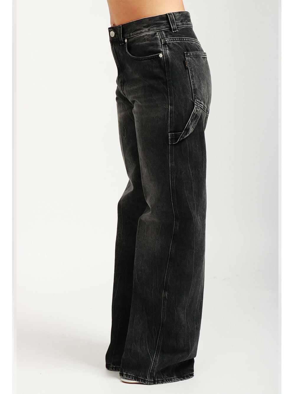 HAIKURE Jeans Winona in Denim di Cotone Neri Nero