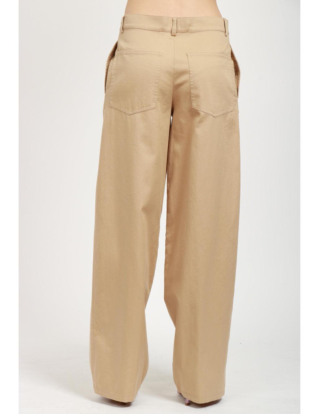 JUCCA Pantaloni in Cotone Beige Corda